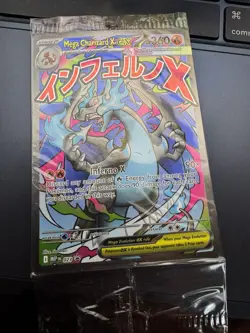 Pokemon Mega Charizard X ex 023 + Oricorio ex Phantasmal Flames UPC Promo Sealed - Image 1