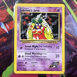 Pokemon Gym Heroes "Sabrina's Jynx" 59/132 / Uncommon / Lightly Played - Image 1