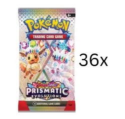 Pokemon TCG Prismatic Evolutions Sealed Booster Packs Lot Of 36 Brand New QTY - Image 1