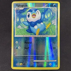 2009 Pokemon Supreme Victors #121/147 Piplup Reverse Holo - Image 1