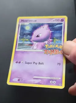 Pokemon TCG Mewtwo Lv65 Pokemon Rumble Promo 9/16 MP Rare - Image 2