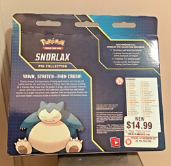 Pokemon Sword & Shield Snorlax Pin Collection 3 Booster Packs +3extra New Sealed - Image 4