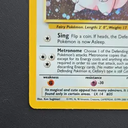 Pokemon TCG Clefairy Base Set 2 6/130 Unlimited Holo Rare - Image 2
