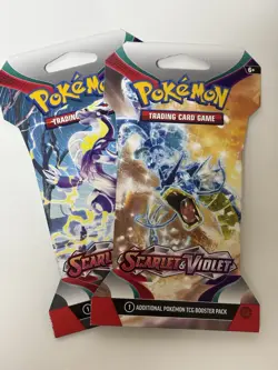 Pokemon Scarlet And Violet Base Sleeved Booster Packs. 2 Packs Factory New - Image 1