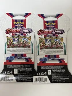 Pokemon Scarlet And Violet Base Sleeved Booster Packs. 2 Packs Factory New - Image 2