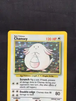 Pokemon Cards: Base Set Rare Holo: Chansey 3/102 - Image 2