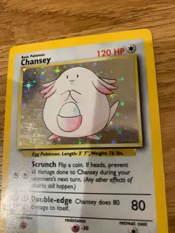Pokemon Cards: Base Set Rare Holo: Chansey 3/102 TCG 1999 WOTC Vintage - Image 4
