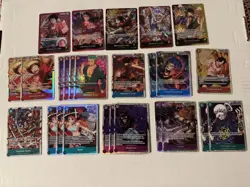 One Piece Card Game TCG SR, P, SR Alt Art ST, Rare Foils, Leaders, Foil DON! Lot - Image 1
