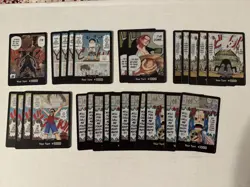 One Piece Card Game TCG SR, P, SR Alt Art ST, Rare Foils, Leaders, Foil DON! Lot - Image 4