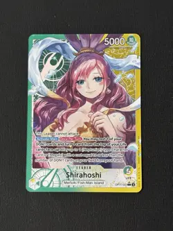 One Piece TCG A Fist Of Divine Speed #OP11-022 Shirahoshi Alternate Art Leader - Image 1