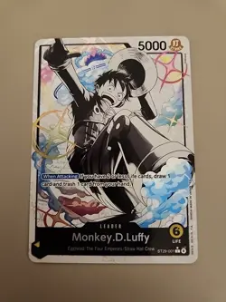 One Piece Monkey.D.Luffy ST29-001 Parallel - Starter Deck 29 Egghead Alt Leader - Image 1