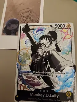 One Piece Monkey.D.Luffy ST29-001 Parallel - Starter Deck 29 Egghead Alt Leader - Image 3