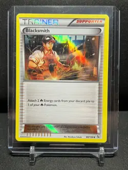 Blacksmith 88/106 Promo Reverse Holo Pokemon 2014 XY Flashfire MP - Image 1