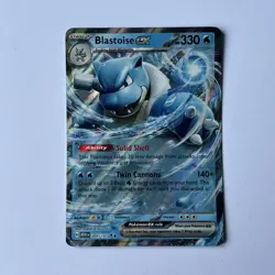 Blastoise EX 009/165 SV2A 151 Double Rare Pokemon TCG Card English (5) - Image 1