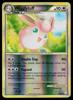 Pokemon Card - Wigglytuff HeartGold SoulSilver 56/123 Reverse Holo - Image 1