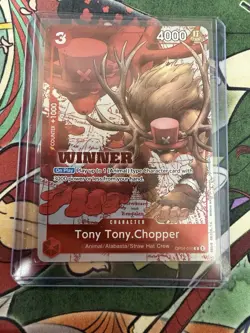 Tony Tony.Chopper (Winner Pack 2024) OP04-010 One Piece Promotion Cards Foil - Image 1