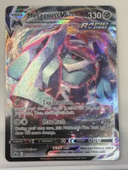 Metagross VMAX 113/198 SWSH06: Chilling Reign Pokemon Card NM TCG - Image 1