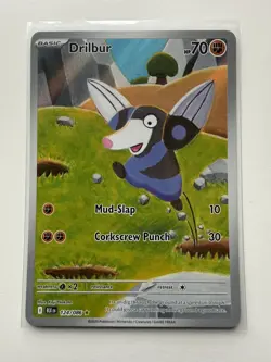 Drilbur 124/086 Pokemon TCG Black Bolt White Flare Card Fresh - NM / M - Image 3
