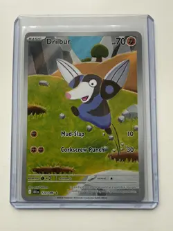 Drilbur 124/086 Pokemon TCG Black Bolt White Flare Card Fresh - NM / M - Image 4