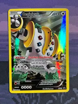 Regigigas XY82 Pokemon XY Black Star Promos Promo Moderately Played Card MP 1 - Image 1