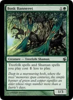 Bosk Banneret ~ Moderately Played Morningtide MTG Magic UltimateMTG Green Card - Image 1