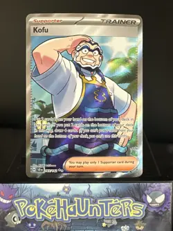 Pokemon Card Kofu 165/142 Full Art Trainer Stellar Crown Ultra Rare Near Mint - Image 1