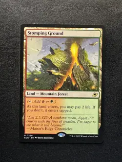 Stomping Ground 258 MTG Edge of Eternities Rare Normal NM - Image 1