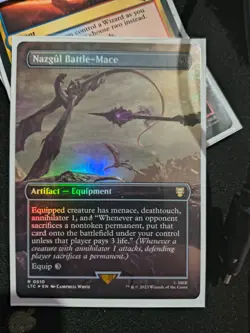 MTG: Nazgul battle-Mace SURGE (FOIL) borderless - Image 1