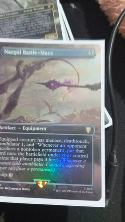 MTG: Nazgul battle-Mace SURGE (FOIL) borderless - Image 2