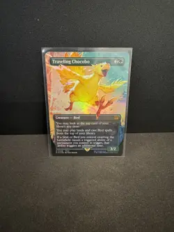 2023 Magic: The Gathering Traveling Chocobo FIN Non-Foil #0406 Borderless NM - Image 1