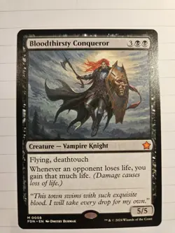Magic: The Gathering - Foundations - Bloodthirsty Conqueror (0058 - FDN - EN) - Image 1