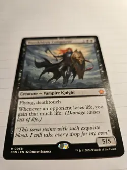 Magic: The Gathering - Foundations - Bloodthirsty Conqueror (0058 - FDN - EN) - Image 2