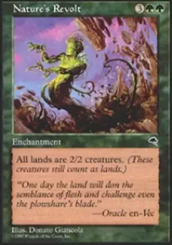 Moderatly Played, English - 1 x MTG Nature's Revolt Tempest - Image 1