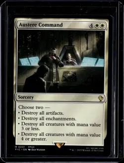 Austere Command - 231 - FIC - NM - MTG Magic the Gathering - Image 1
