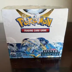 Pokemon Sword & Shield Silver Tempest Booster Box Factory Sealed English - Image 1