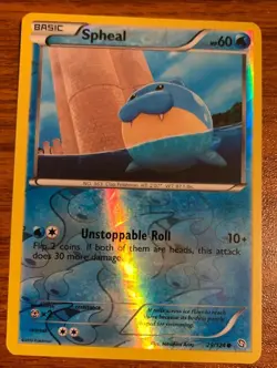 2012 Pokemon Dragons Exalted Reverse Holo Spheal #29/124 Used Free Shipping - Image 1