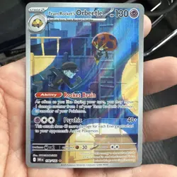 Pokemon TCG Team Rockets Orbeetle Destined Rivals 198/182 Illustration Rare NM - Image 1