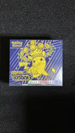 Pokemon TCG Surging Sparks Elite Trainer Box (ETB) Factory Sealed - Image 1