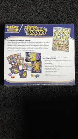 Pokemon TCG Surging Sparks Elite Trainer Box (ETB) Factory Sealed - Image 2
