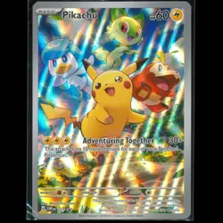 Pikachu 027 SVP Black Star Promo - Pokemon Center Paldea Evolved ETB - NM/M - Image 1