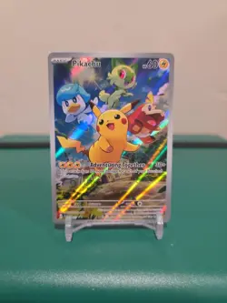 Pokemon TCG Pikachu SVP 027 Black Star Promo NM - Image 1