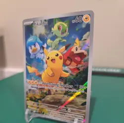 Pokemon TCG Pikachu SVP 027 Black Star Promo NM - Image 3