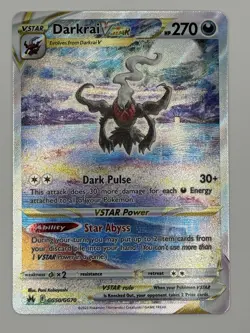 Darkrai VSTAR GG50/GG70 Ultra Rare Holo Crown Zenith Galarian Gallery Pokemon NM - Image 3