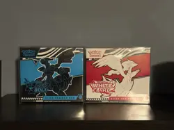 Pokemon TCG Black Bolt & White Flare Elite Trainer Box ETB Set Of 2 NEW SEALED - Image 1