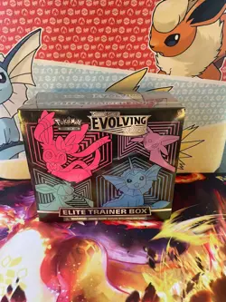 Evolving Skies Elite Trainer Box ETB Factory Sealed Pokemon TCG Sword & Shield 820650808944 - Image 1