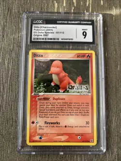 Pokemon EX Delta 2005 Ditto Charmander #61/113 ORIGINS international Game Expo - Image 1
