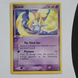 Pokemon TCG Jirachi 021 Nintendo Psychic Promo 50 HP Basic 2004 - Image 1