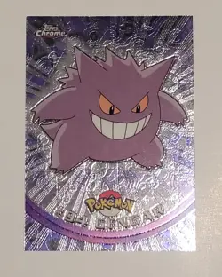 Topps Chrome Pokemon Gengar Holo - Image 3