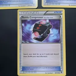 Battle Compressor Team Flare Gear - 92/119 XY: Phantom Forces - Pokemon TCG x3 - Image 2