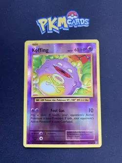 Pokemon TCG koffing Evolutions 50/108 Reverse Holo LP. - Image 1